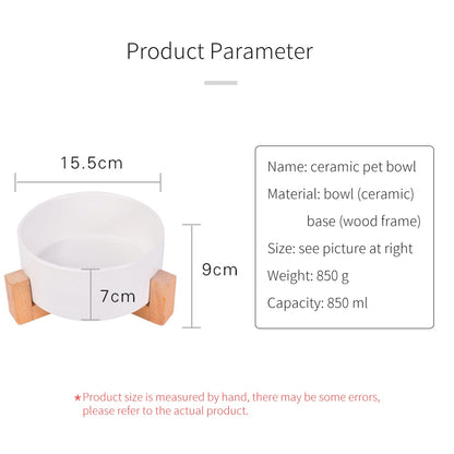 Raised Cat Food Bowl