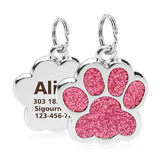 Paw Pet ID Name Tag